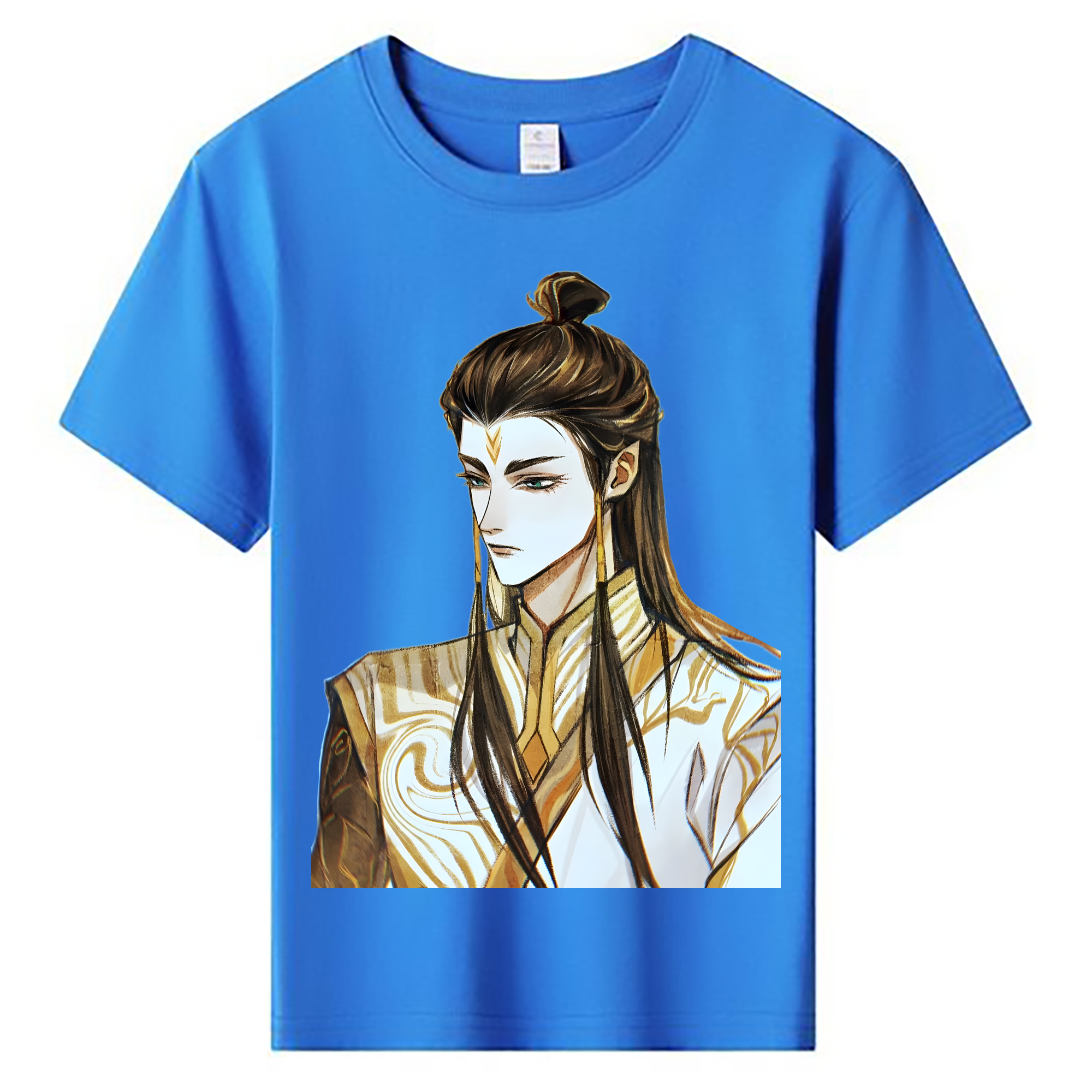 （画像用） Ne Zha 2 ナタ 魔童の大暴れ 綿100％キッズTシャツ（フロントプリント）